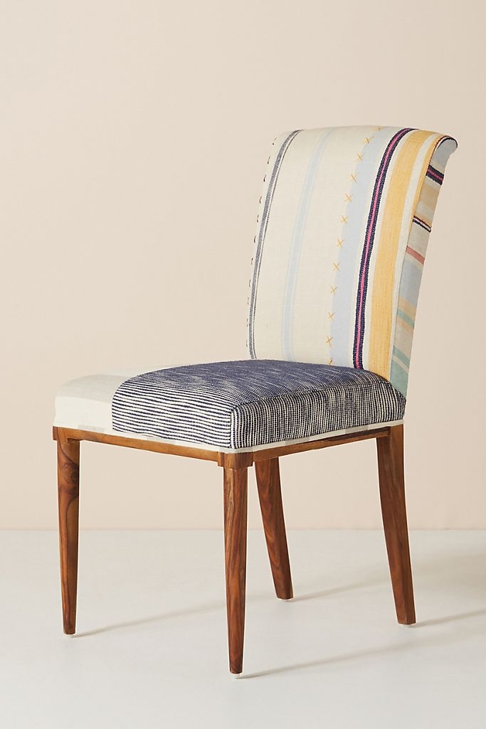 Elza Striped Dining Chair - Image 0