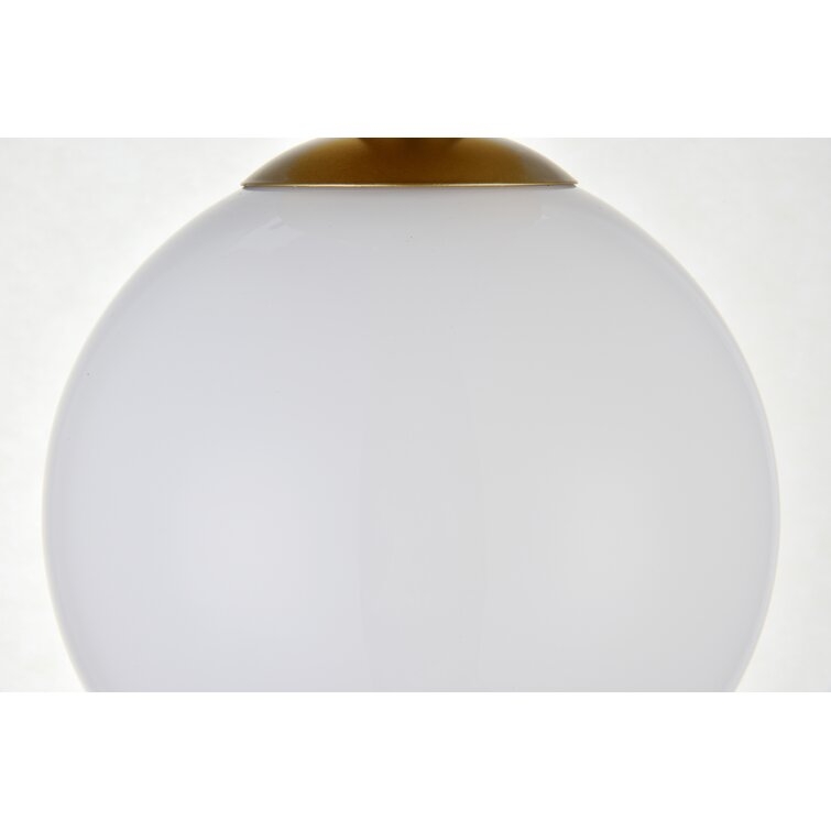 Snead 1-Light Simple Globe Semi Flush Mount - Image 3