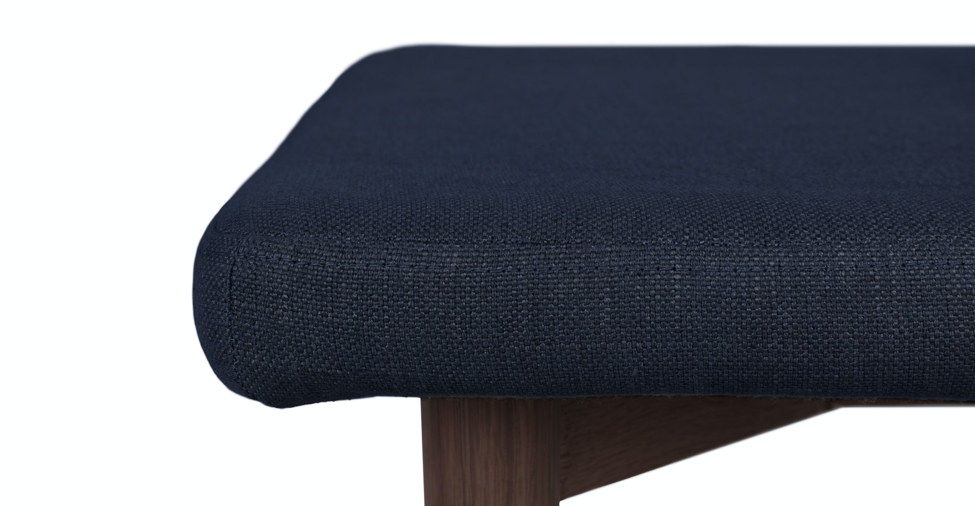 Kissa Oceano Blue Matte Walnut Dining Chair - set of 2 - Image 4