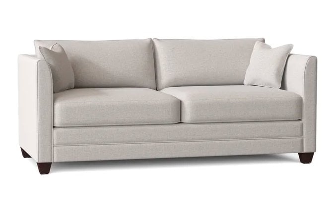 Lourenco 77'' Square Arm Sofa Bed with Reversible Cushions - Image 0