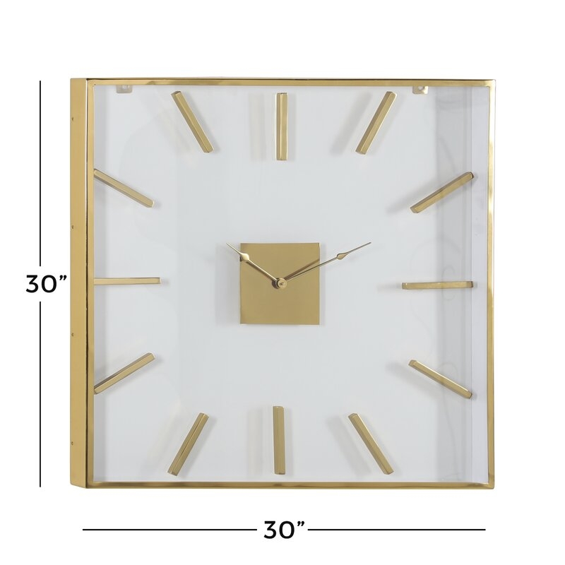 Oversized Sahar 30.12" Wall Clock - Image 3