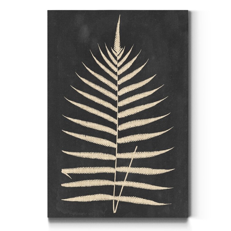 'Linen Fern III' - Wrapped Canvas Painting Print - Image 0