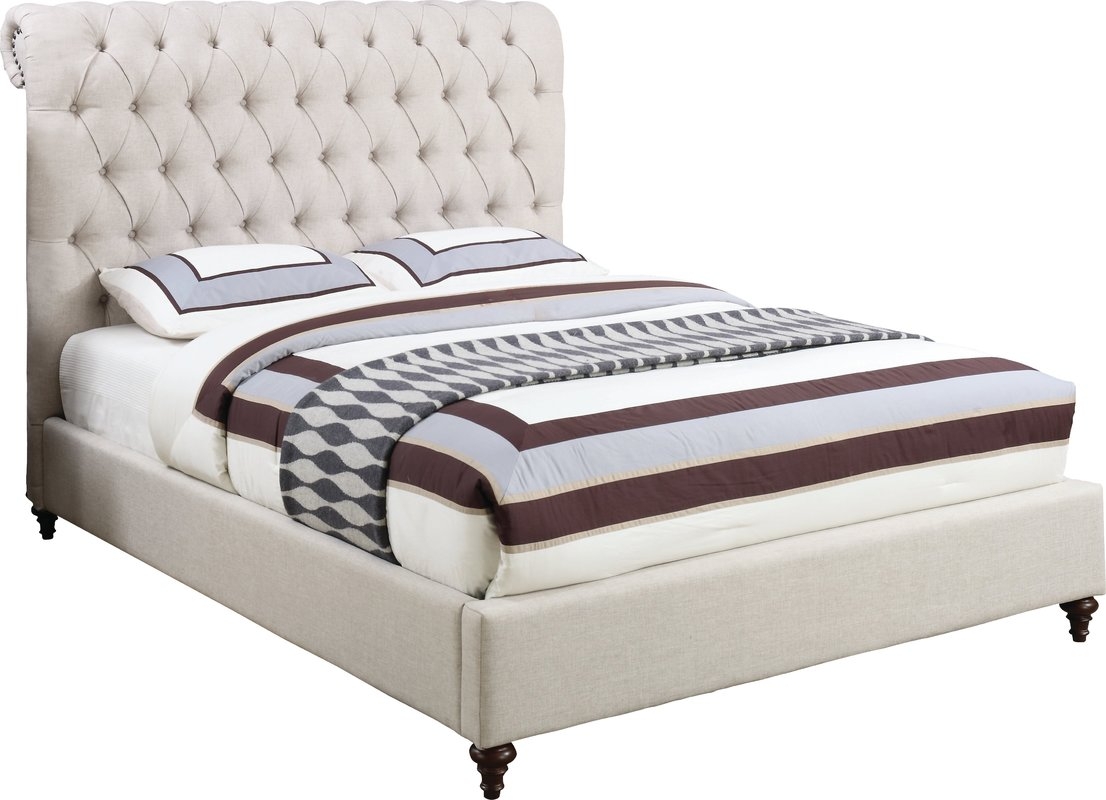 UPHOLSTERED SLEIGH BED - Image 1