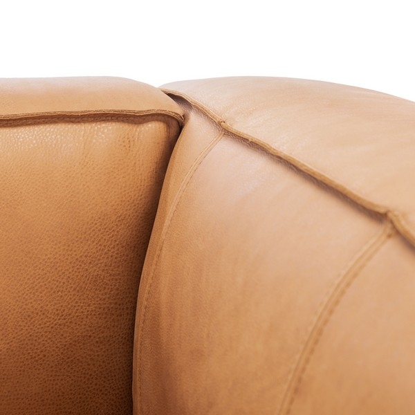 Grover Leather Sofa - Camel - Arlo Home - Image 4