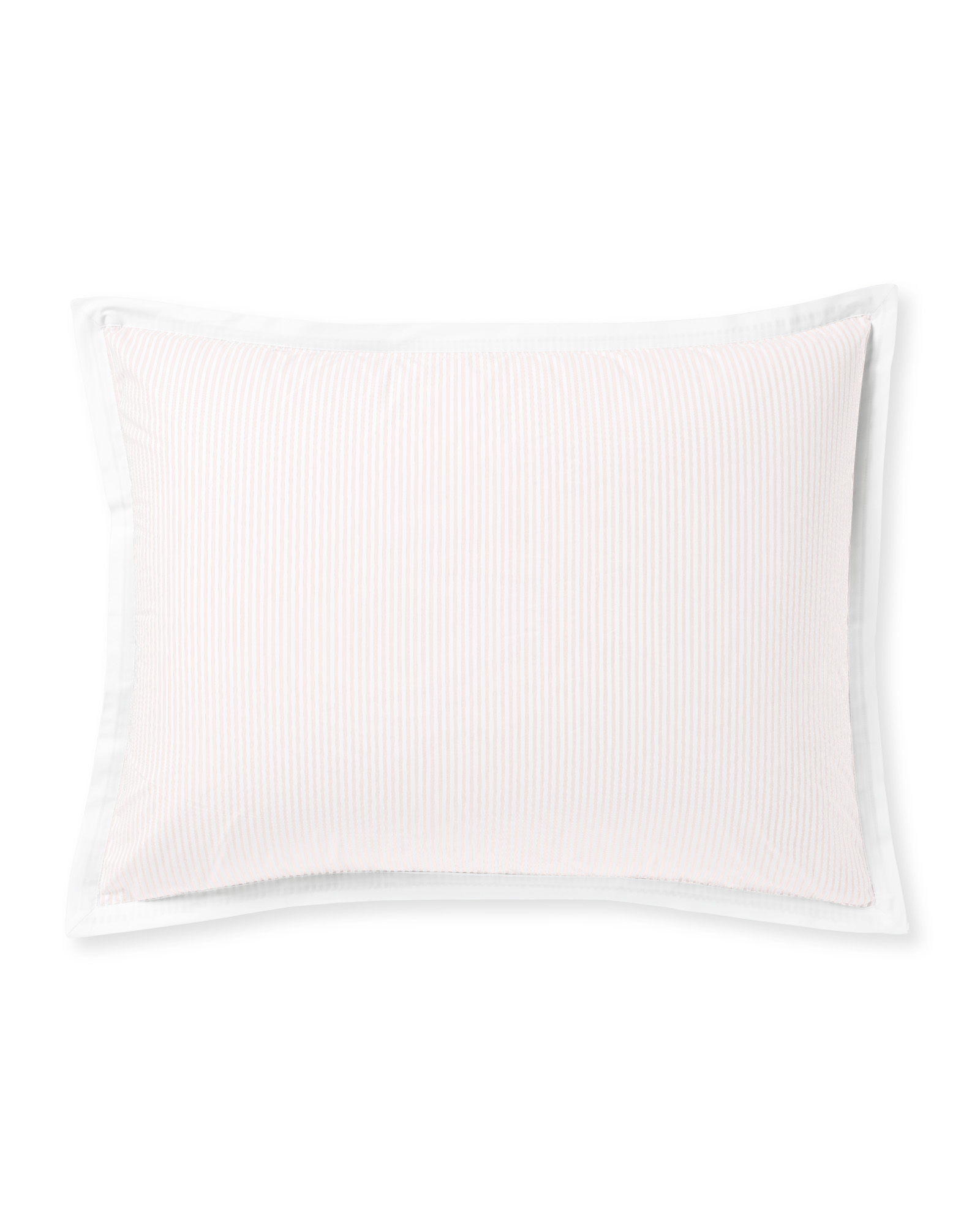 Oxford Stripe Standard Sham - Pink Sand - Insert sold separately - Image 0
