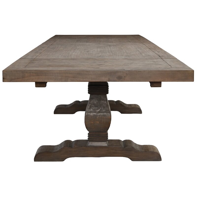 Kinston Extendable Pine Solid Wood Dining Table - Image 6