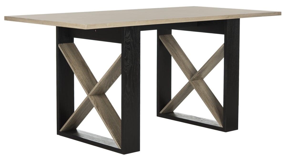 Monty Dinning Table - Light Grey - Safavieh - Image 0