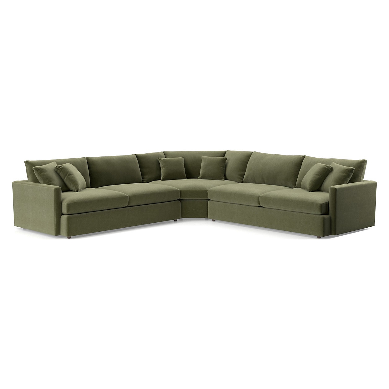 Lounge Deep Wedge 3-Piece Sectional Sofa - Image 0