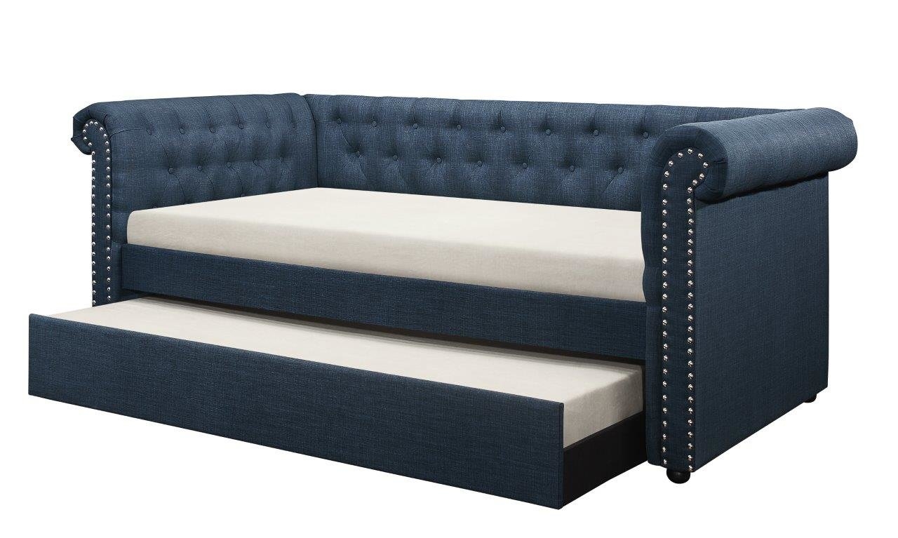Zac Upholstered Daybed with Trundle - Image 1