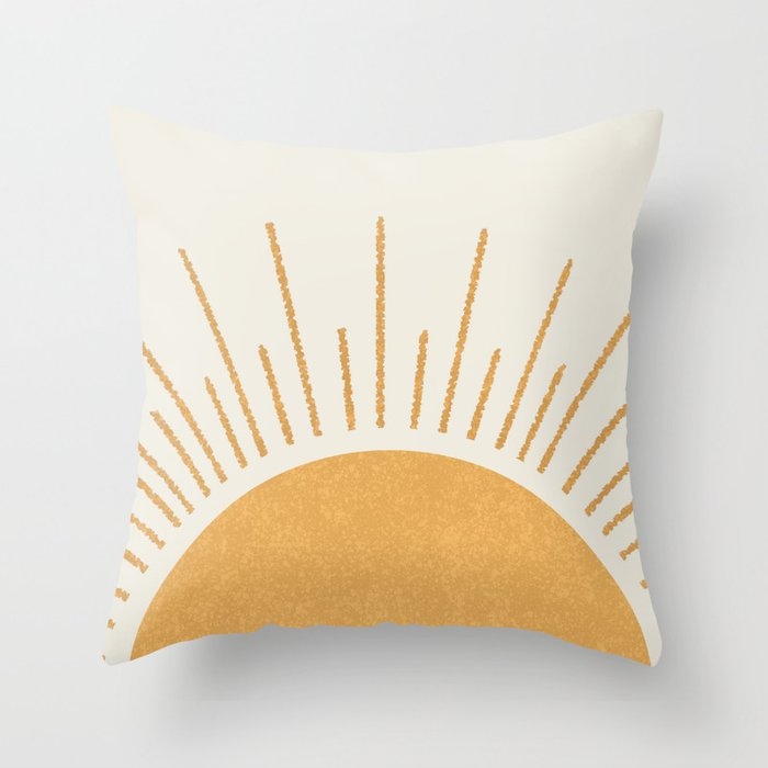 Sunshine Everywhere Throw Pillow - Image 0