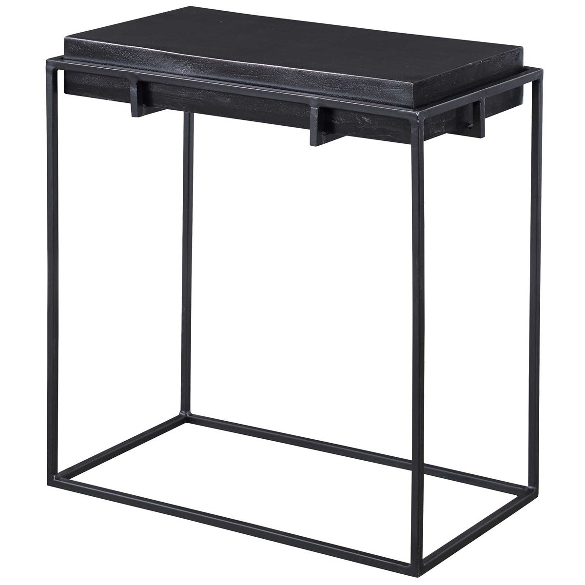 Telone Modern Black Side Table - Image 0