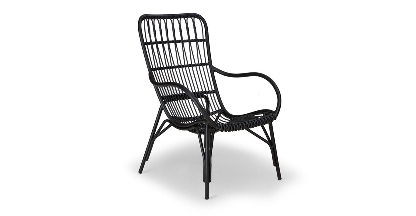 Medan Graphite Lounge Chair - Image 0