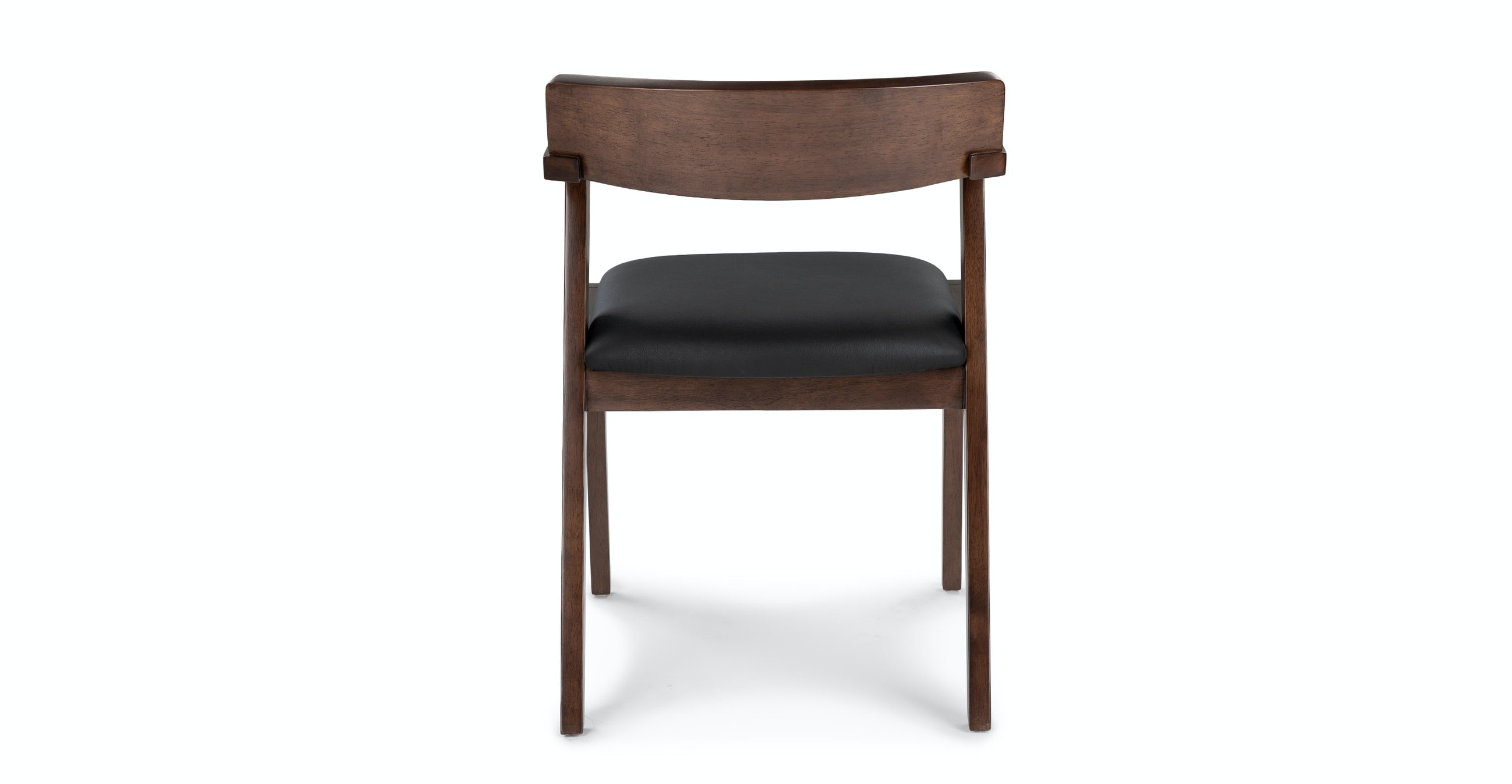 Zola Black Leather Dining Chair - Image 4