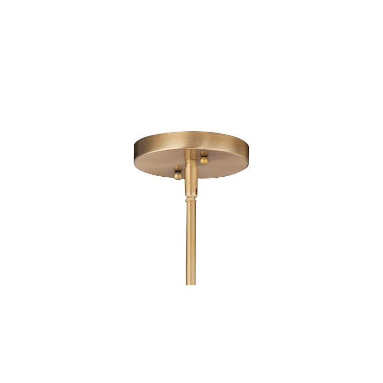 Maxim Coronet 17 1/2" Wide Satin Brass Pendant Light - Style # 59J49 - Image 3