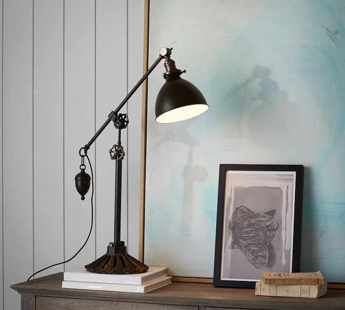 Tilden Task Table Lamp, Bronze/Brass - Image 0