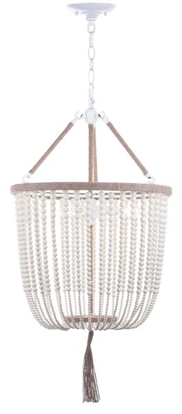 Leyva 3 - Light Unique / Statement Empire Chandelier with Beaded Accents - Image 0