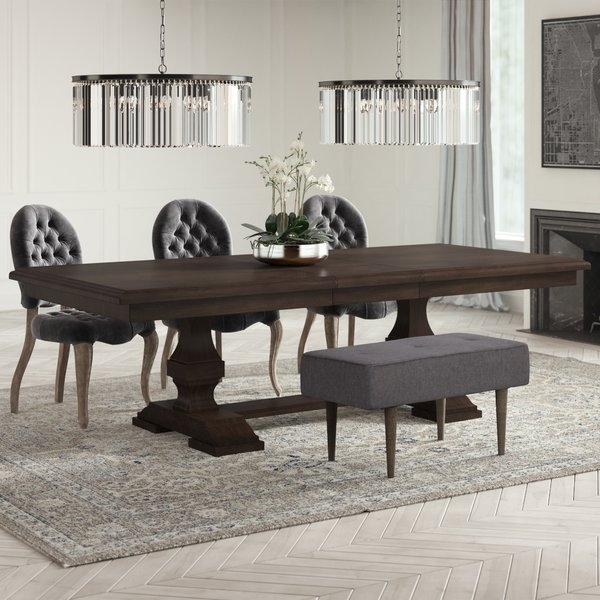 Encinal Double Pedestal Dining Table - Image 3