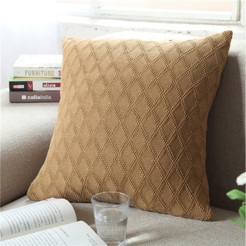 Bryker Woods Square Cotton Pillow Cover - Image 0
