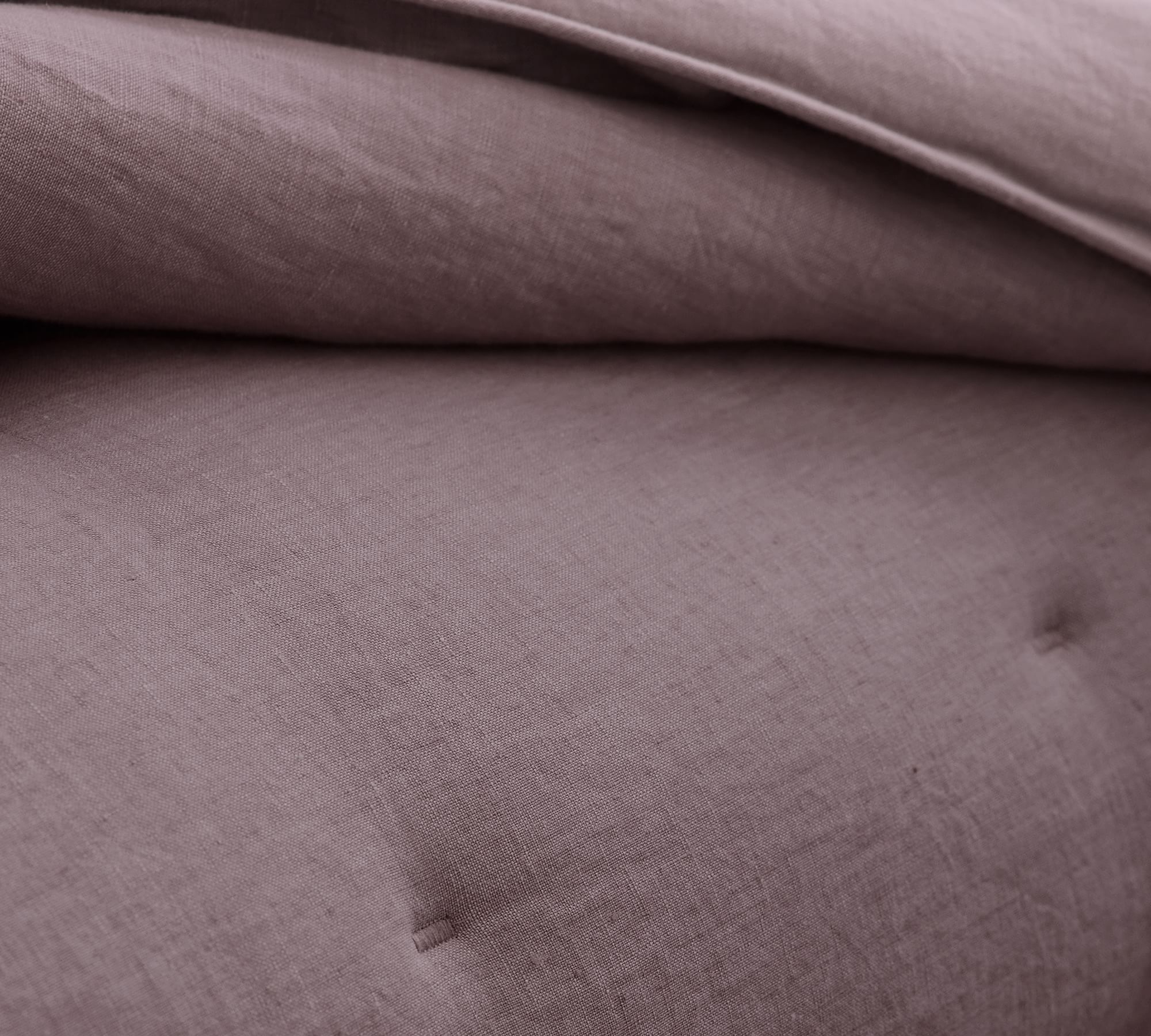 Belgian Flax Linen Comforter, Full/Queen, Fig - Image 1
