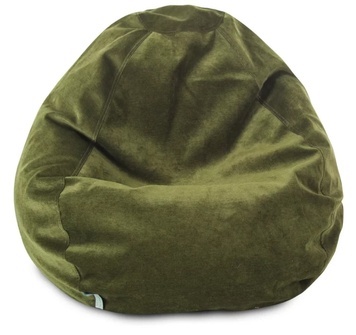 Standard Velvet Bean Bag Chair & Lounger - Image 0