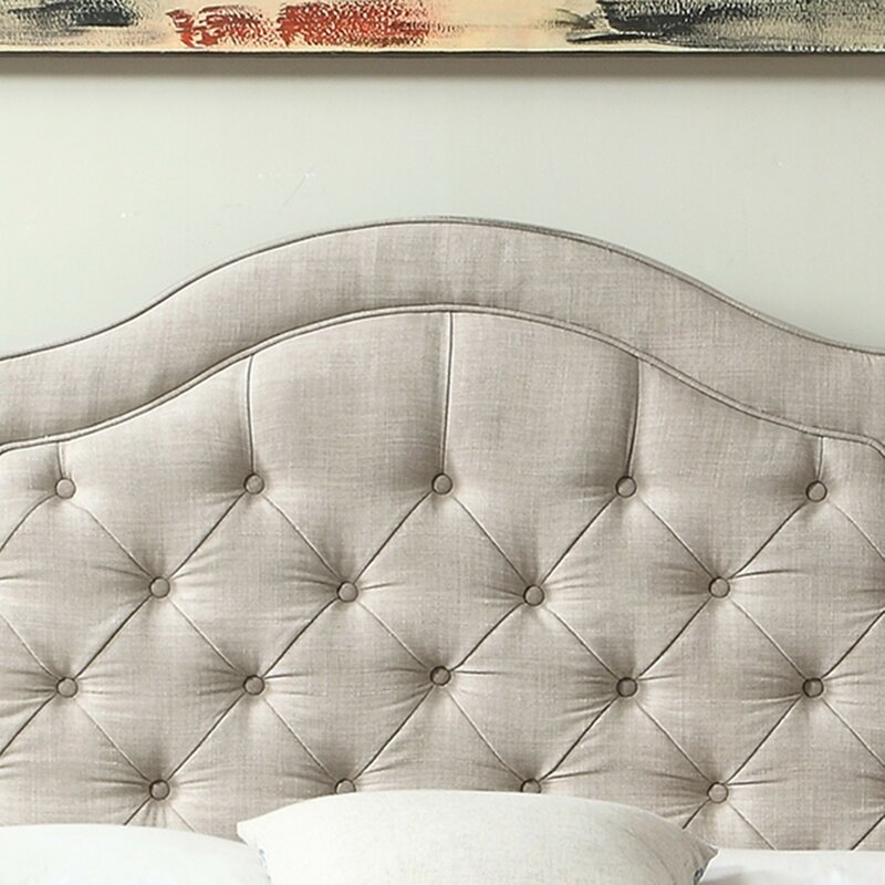 Swanley Upholstered Panel Bed - Image 1