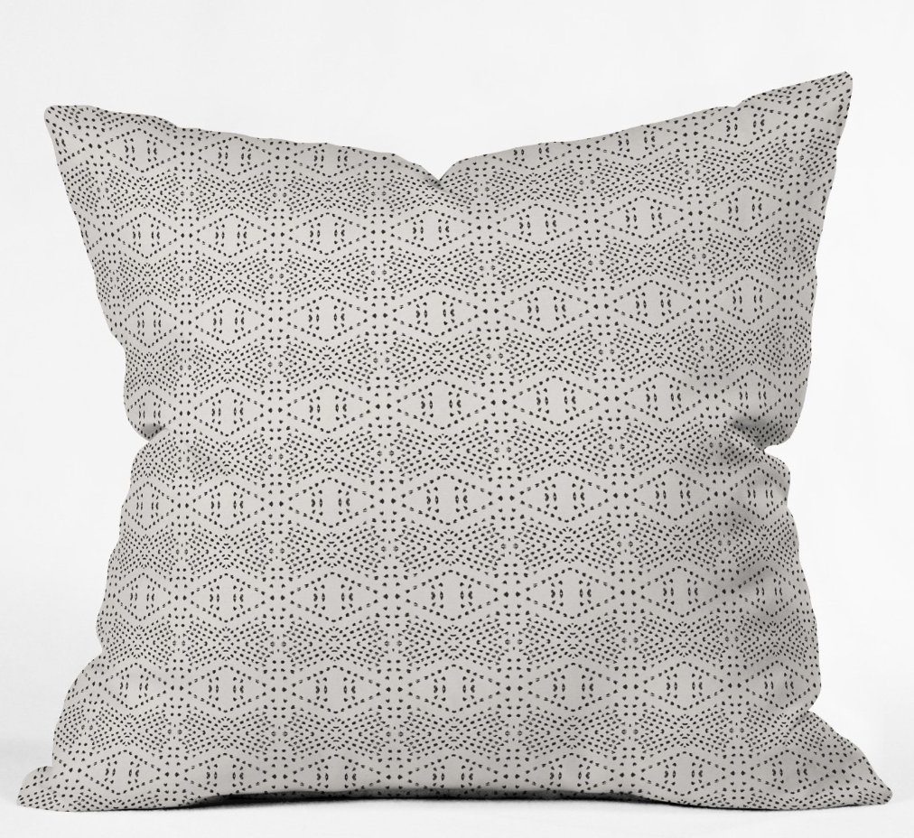 BOHO TILE Outdoor Throw Pillow - Image 0