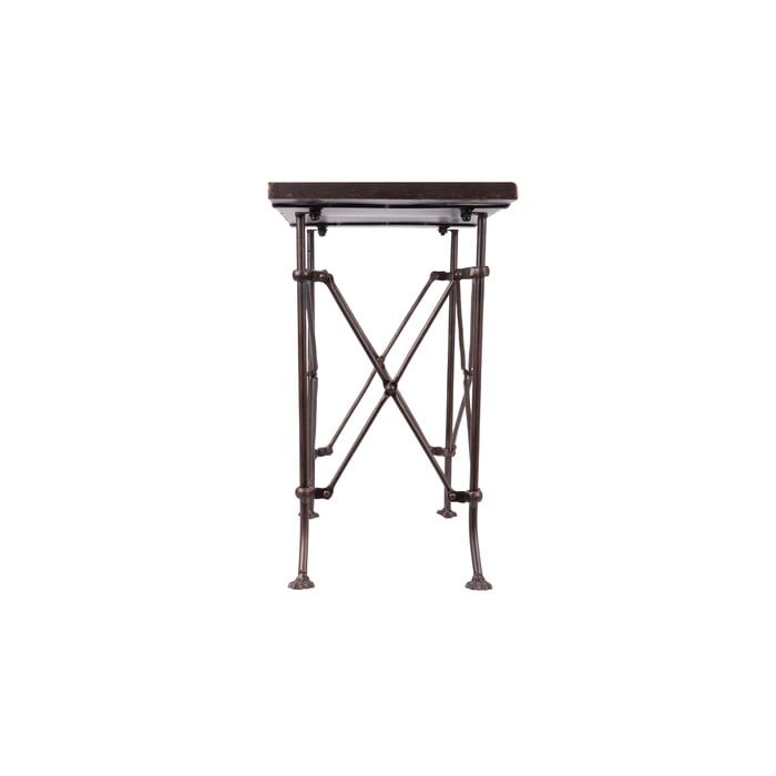 20" Metal Rectangle Accent Table - Image 6