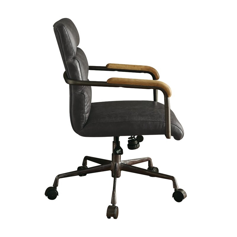 Sophia Genuine Leather Conference Chair - Image 3