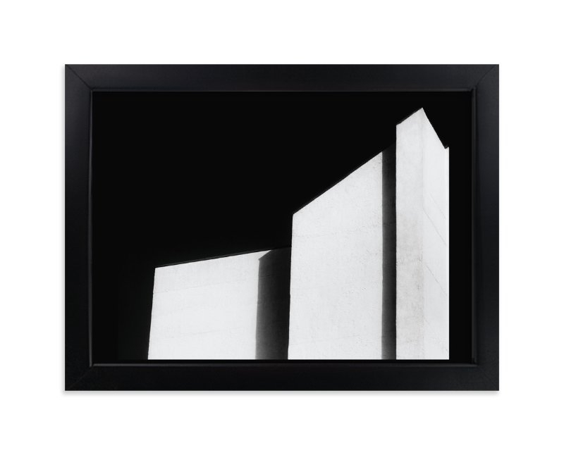 architecture noir; rich black wood frame; standard plexi;  5"x7" - Image 0