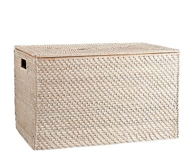 Quinn White Washed Toy Chest - Image 0