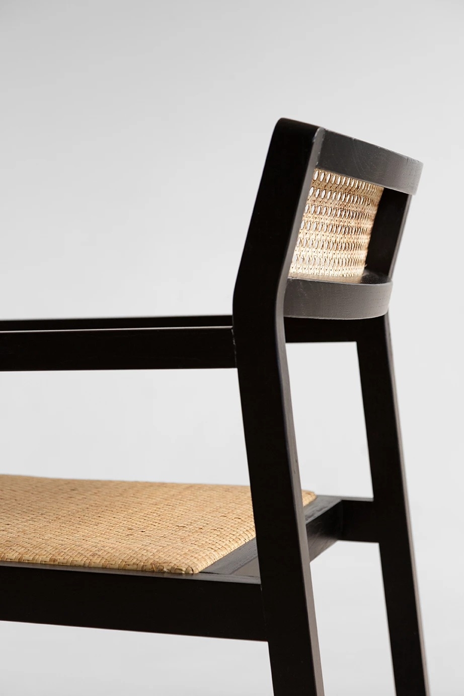 Leon Arm Chair, Black - Image 1