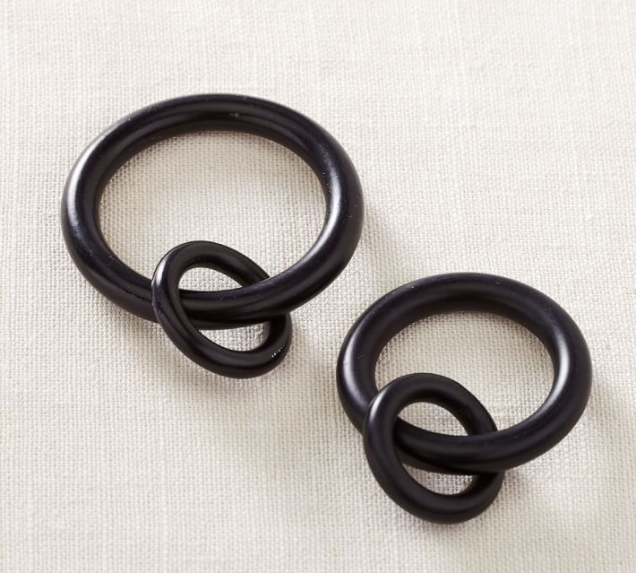PB Standard Round Rings, Set of 7, Large, Antique Bronze Finish - Image 1
