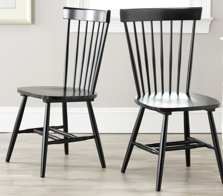 Saint-Pierre Solid Wood Dining Chair, ( set of 2 ) - Image 1