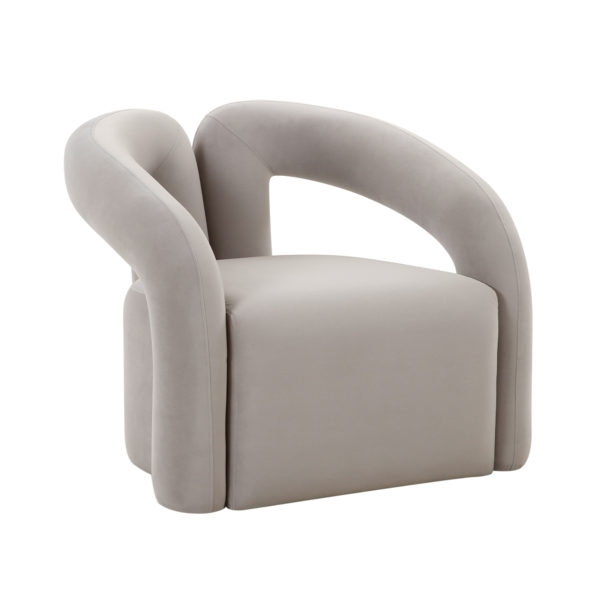 Jenn Morgan Velvet Accent Chair - Image 1