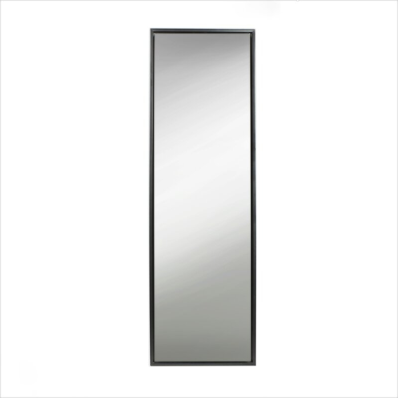 Loeffler Modern & Contemporary Beveled Free Standing Full Length Mirror - black - Image 0