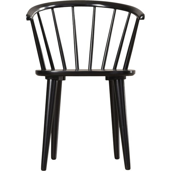 Ginny Solid Wood Dining Chair in Black (Set of 2) - Image 12