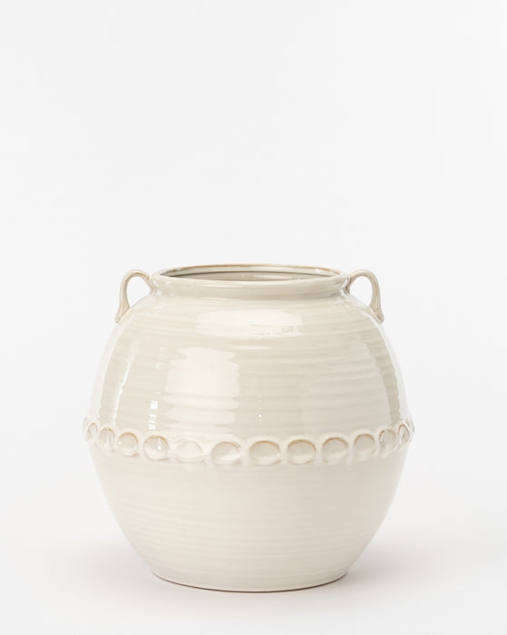 Rounded White Vase - Image 0