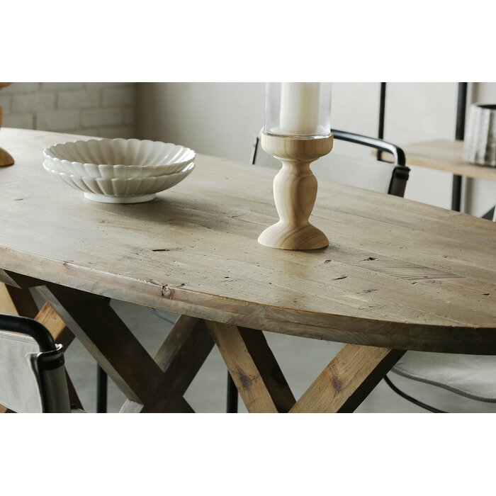 Kraft Fir Solid Wood Dining Table - Image 1