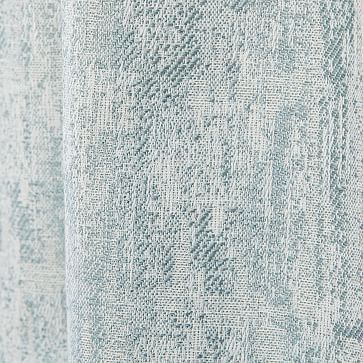 Woodland Shine Jacquard Curtain, Washed Blue Gemstone, 48"x84" - Image 3
