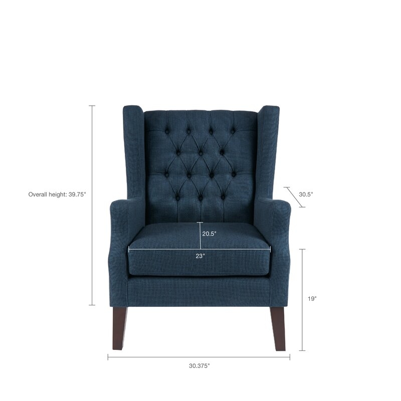 Allis Wingback Chair - Image 1