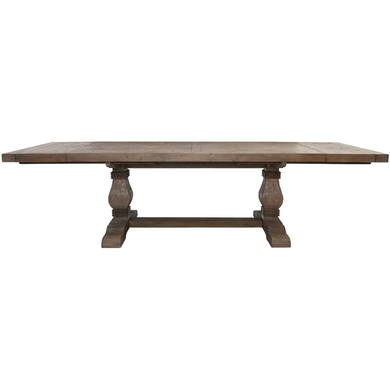 Kinston Extendable Pine Solid Wood Dining Table - Image 4