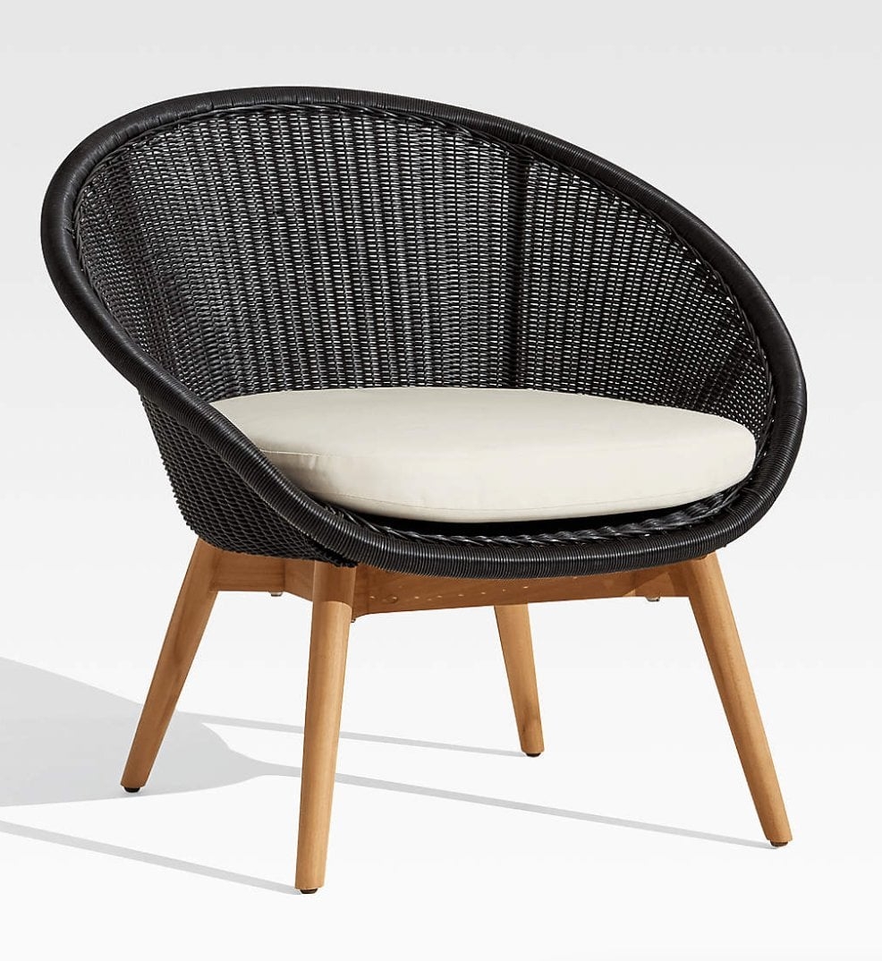 Loon Black Outdoor Lounge Chair - Image 0