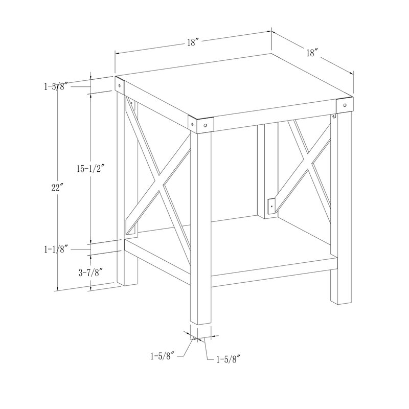 Arsenault End Table with Storage - Image 4