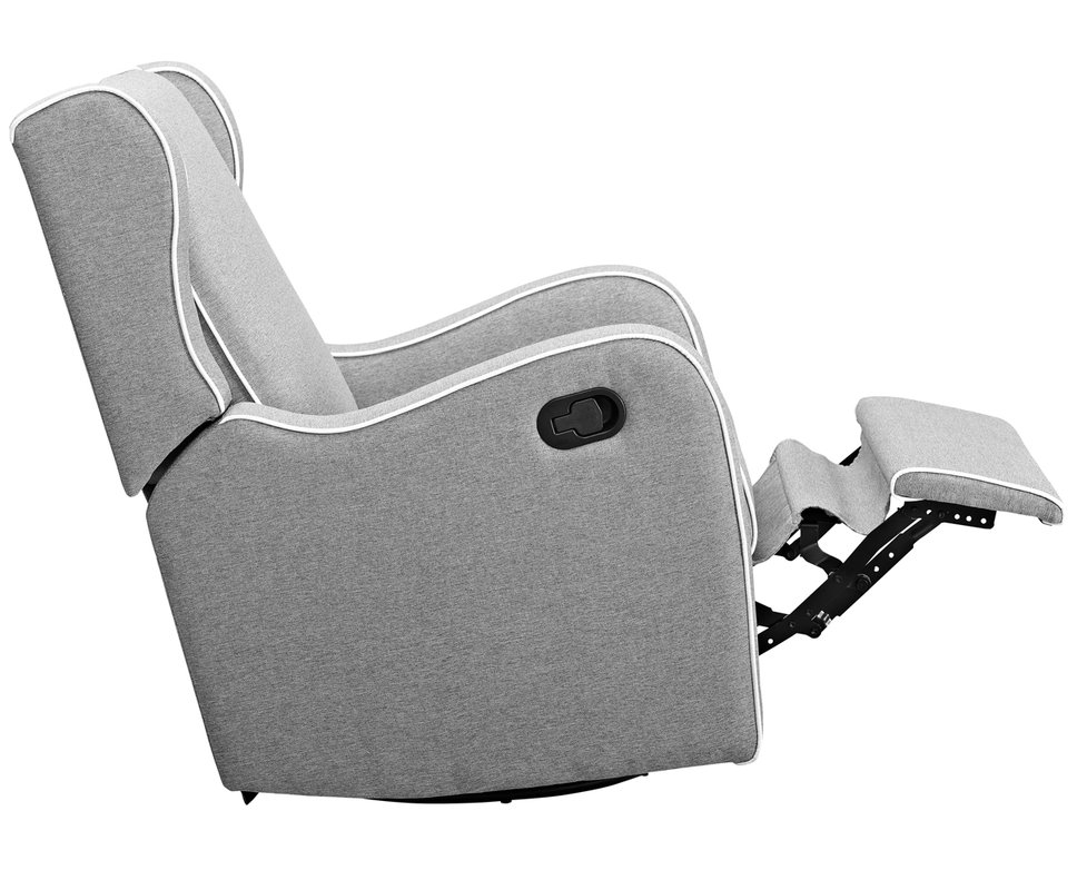 Rowe Upholstered Manual Reclining Glider Recliner - Image 2