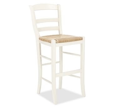 Isabella Barstool, Counter Height, Antique White - Image 1