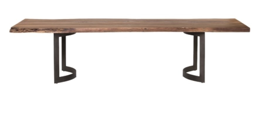 FER DINING TABLE, SMOKED- MEDIUM - Image 0