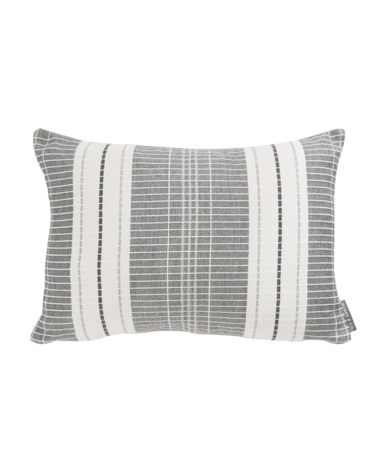 OXFORD WOVEN PLAID PILLOW COVER - Image 1