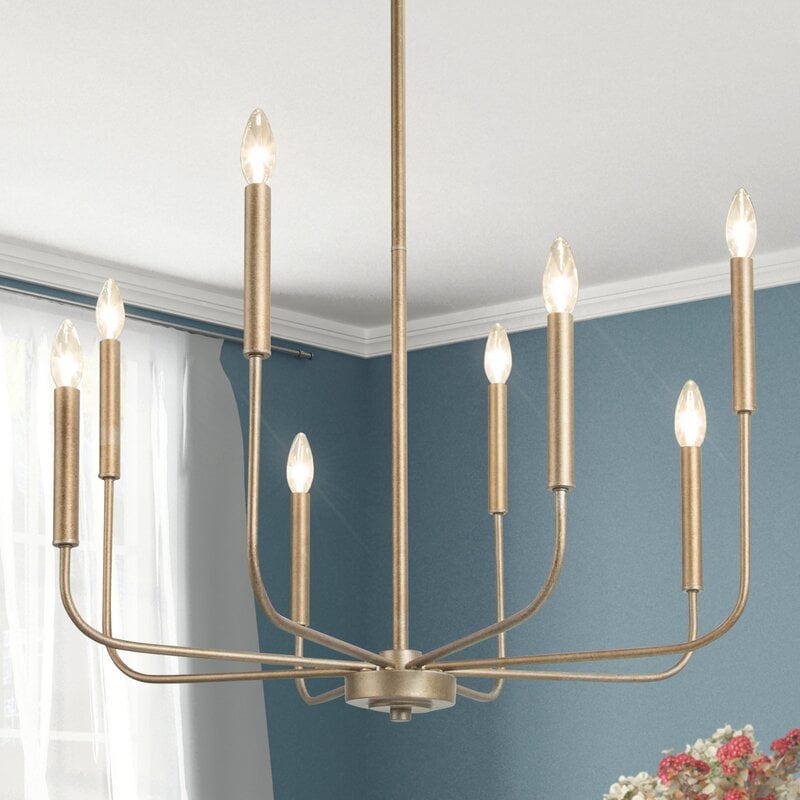 Lafferty 8 - Light Candle Style Classic / Traditional Chandelier - Image 2