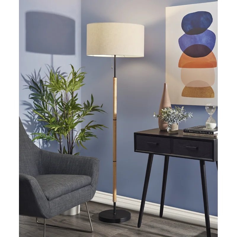Fernando Traditional Floor Lamp, 65.5" - Image 0