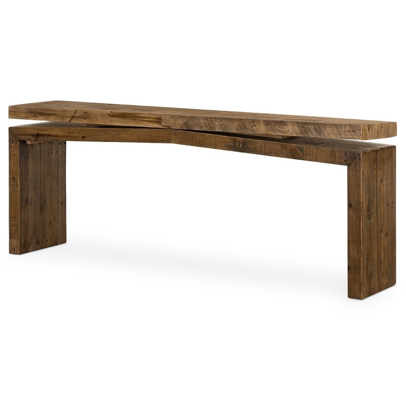 Henn 78.75" Solid Wood Console Table - Image 0